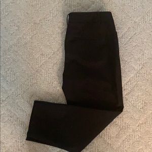 WHBM straight/crop ankle pants blk size 6
